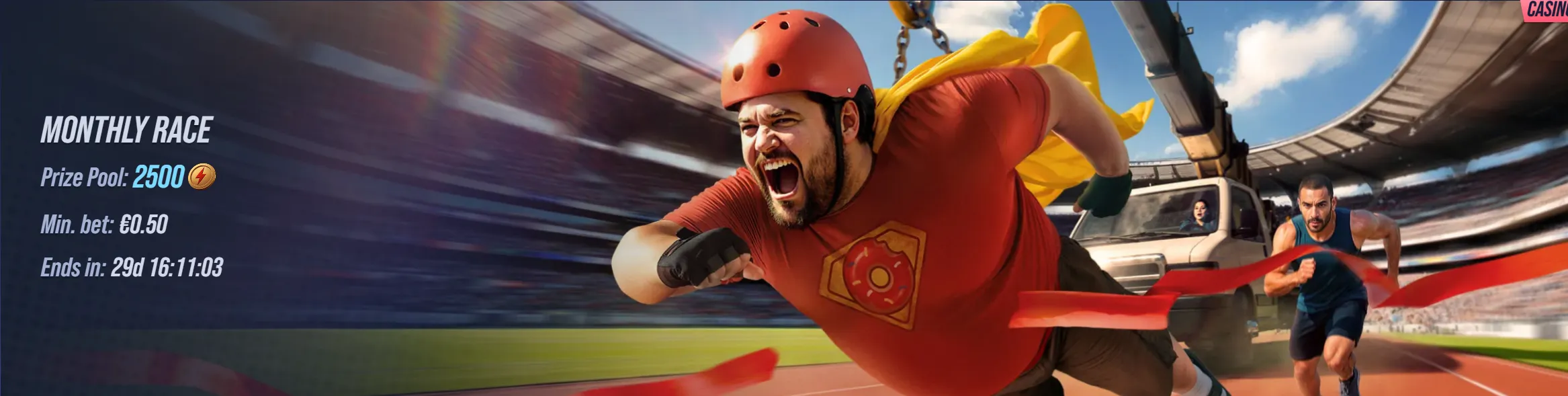 vegashero casino monthly race