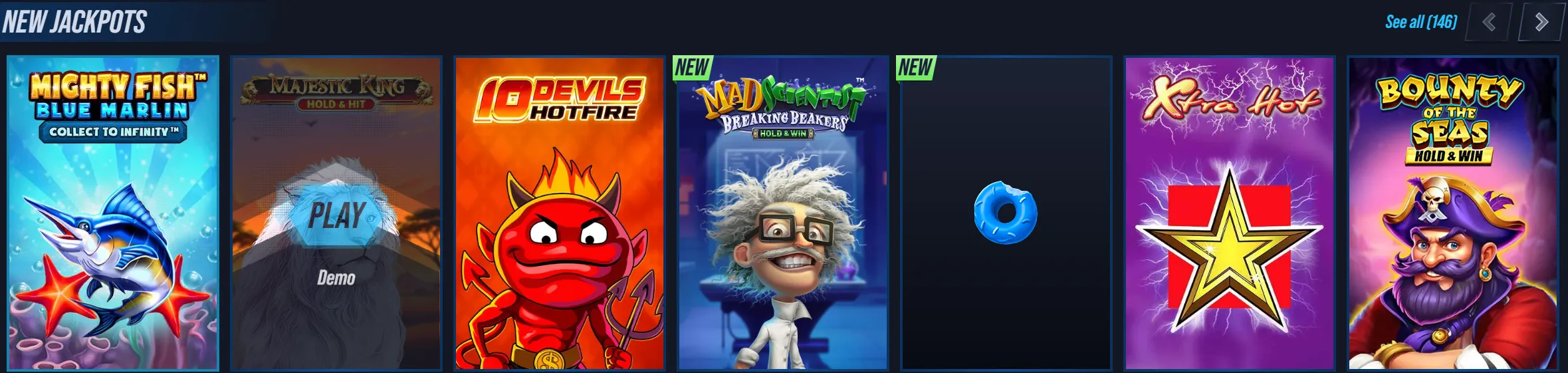 vegashero new jackpots